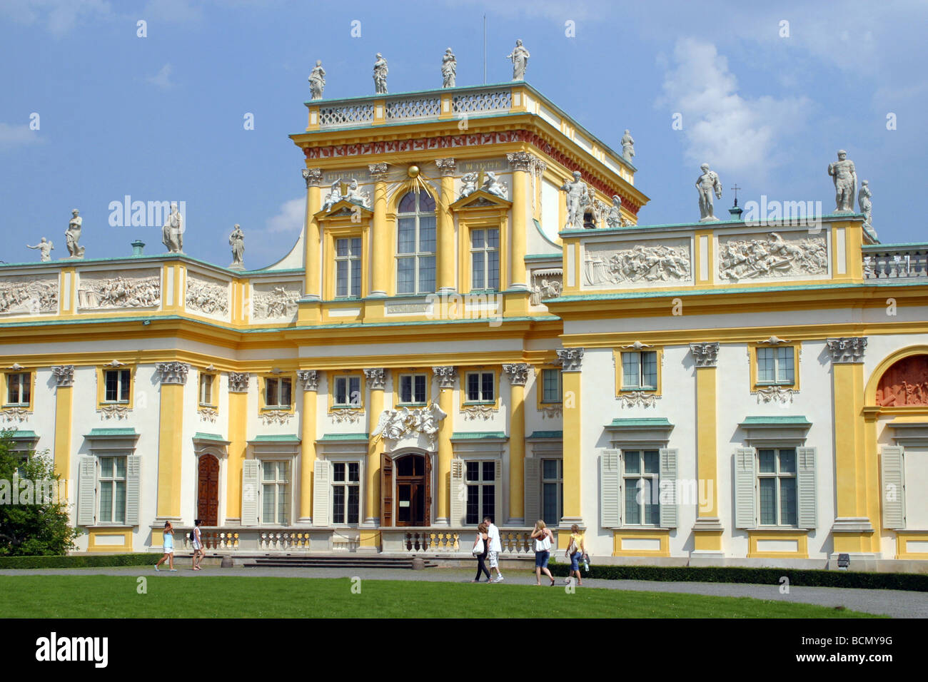 Wilanow Palace, Warsaw, Poland Stock Photo