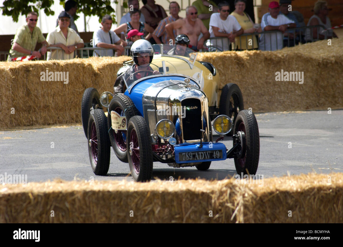 Bressuire classic car display and racing inFrance Stock Photo