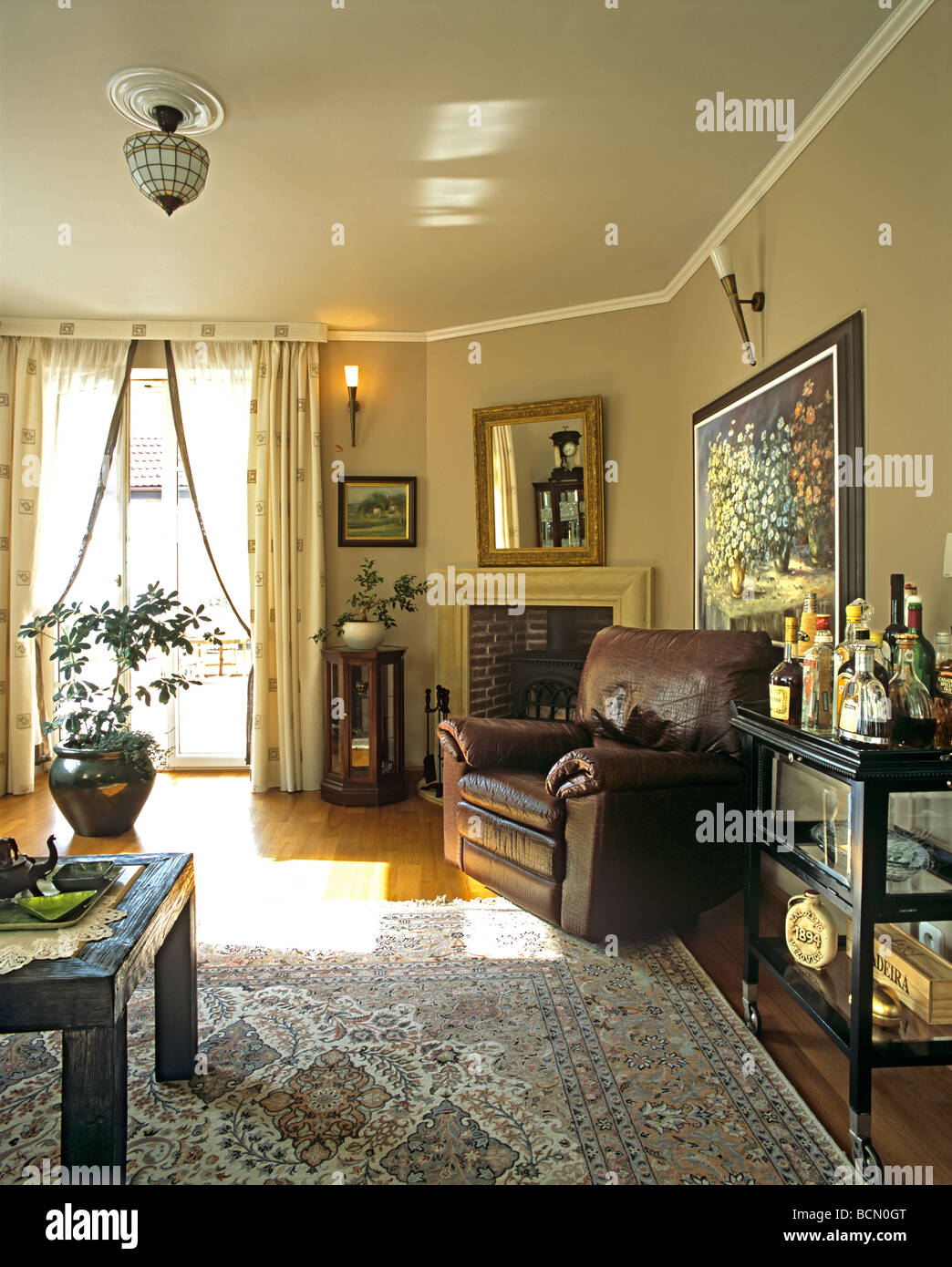 Detail of sitting room Stock Photo - Alamy
