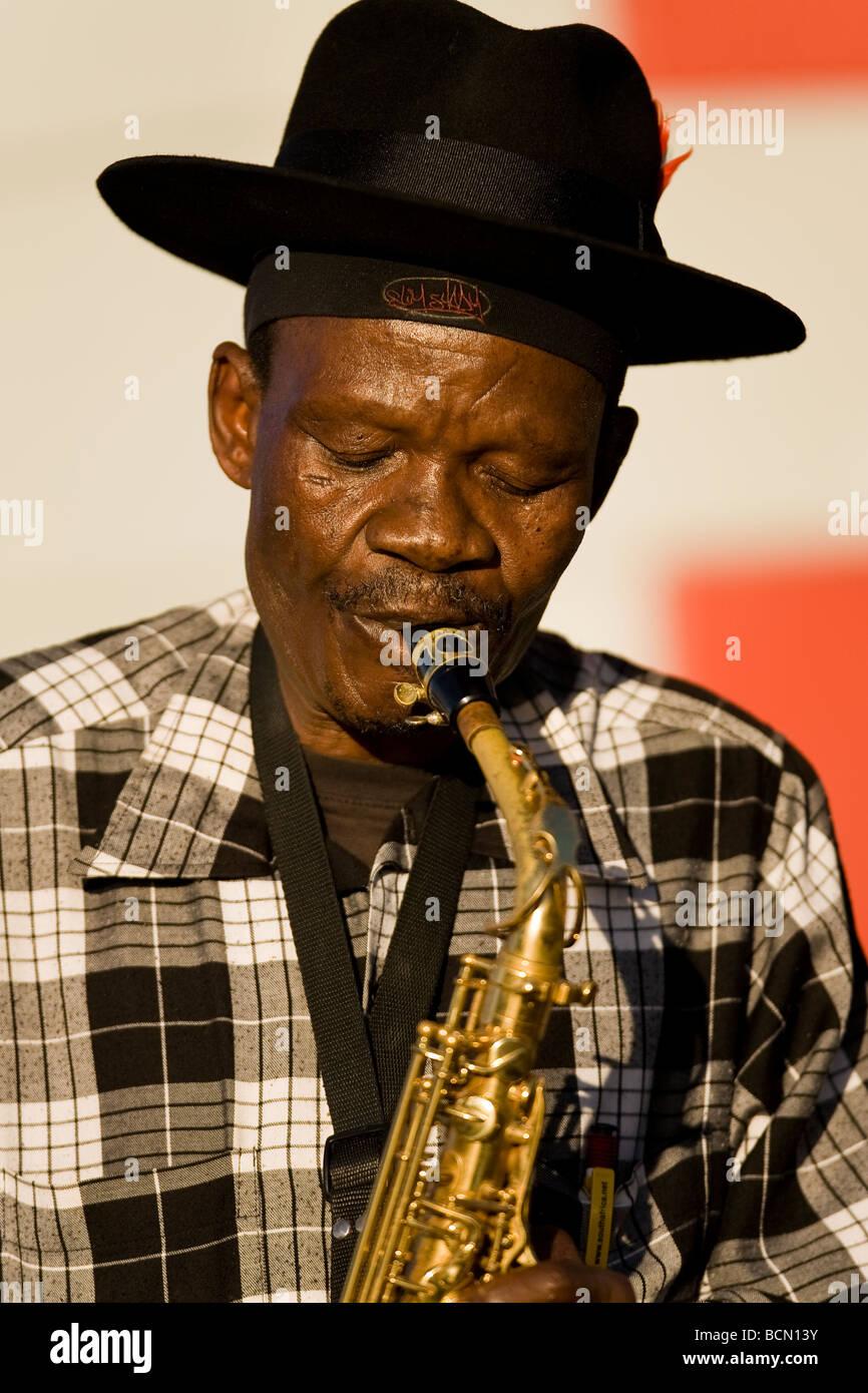 Sax Local Man plays saxophone at the Victoria & Alfred Waterfront performing ...