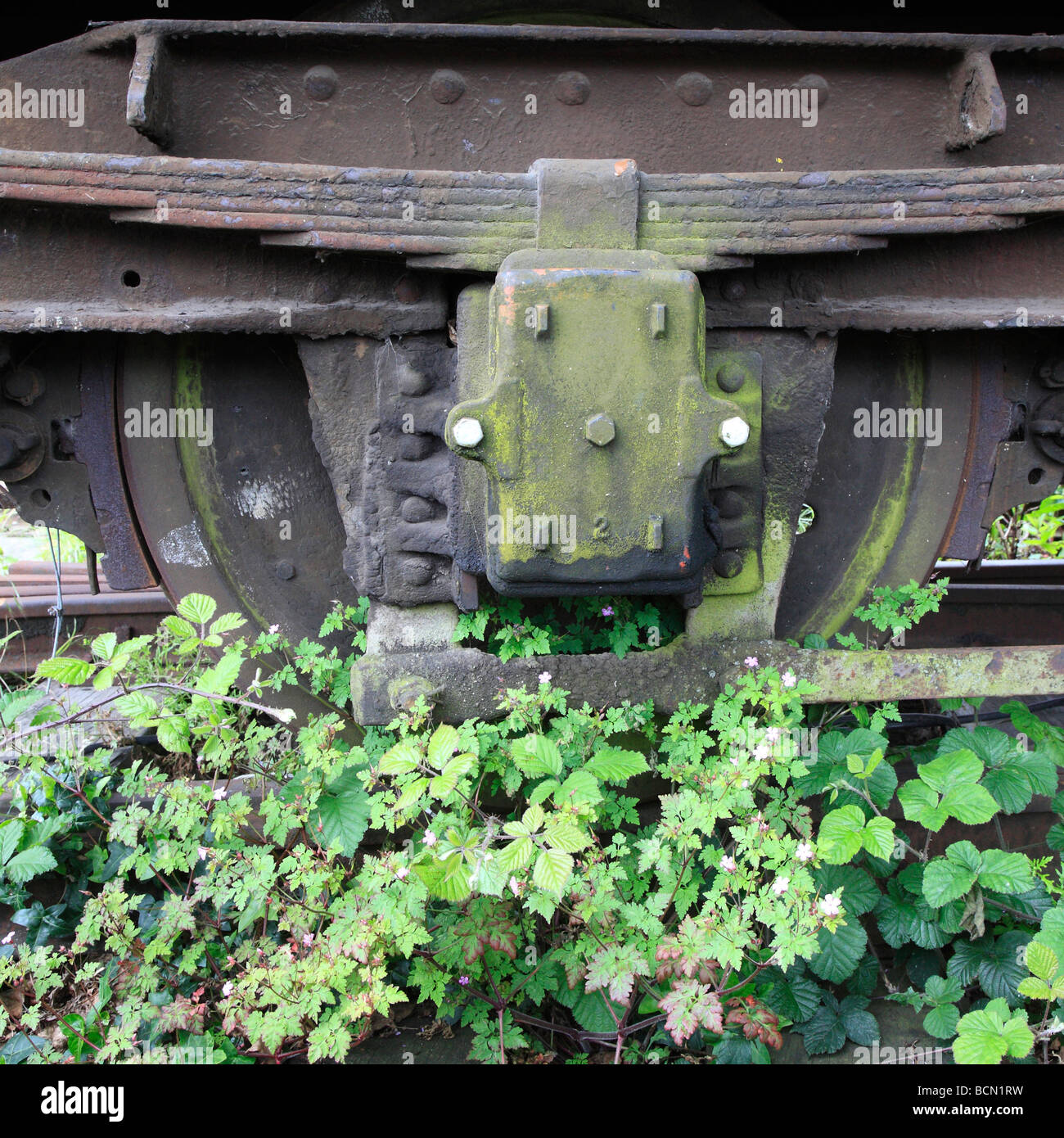 Railway Truck Wheel Bristol UK Stock Photo