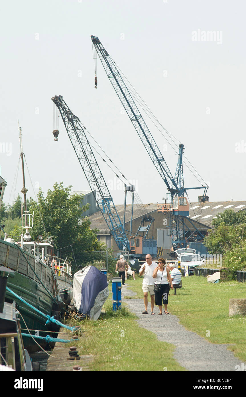 Glasson Dock, Lancaster Stock Photo Alamy