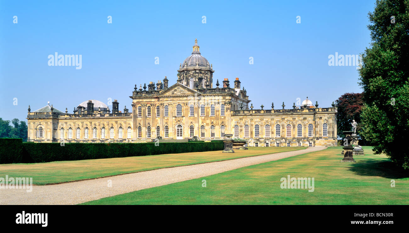Castle Howard in North Yorkshire England Ancestral stately home of the