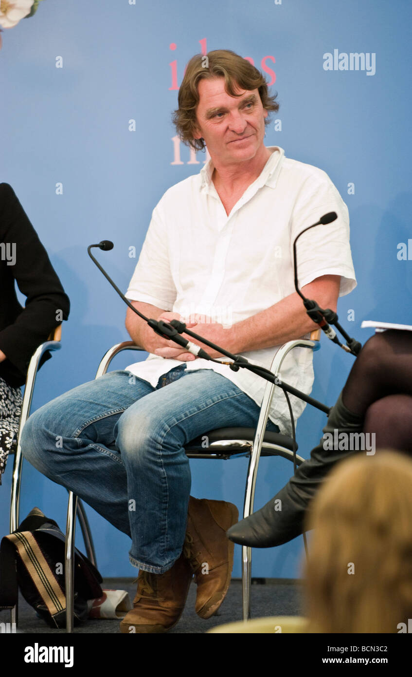 Melvin Burgess author pictured at Hay Festival 2009 Stock Photo