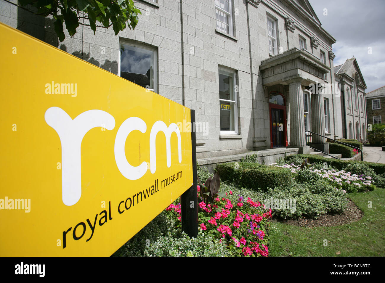 City of Truro, England. The Royal Cornwall Museum in Truro’s River Street is managed by the Royal Institution of Cornwall. Stock Photo