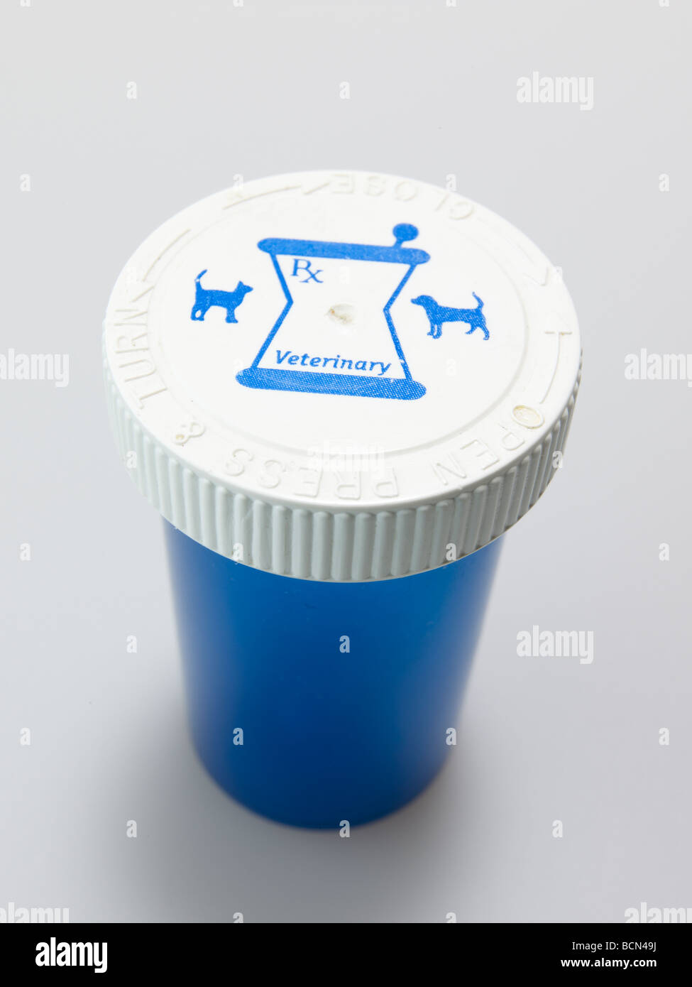 Jar of Animal Medicine Stock Photo