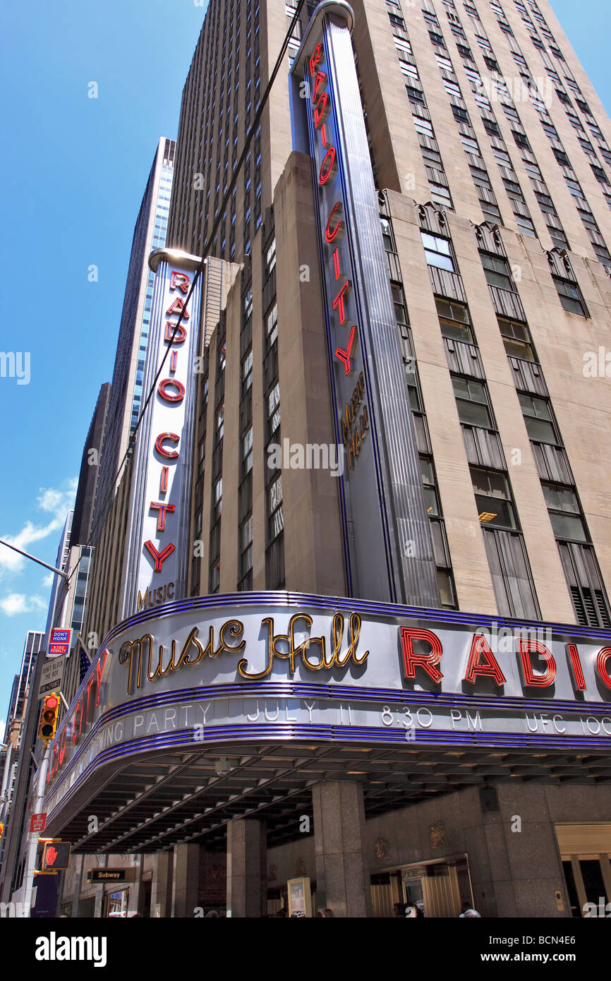 Radio City Music Hall, New York City, USA Stock Photo Alamy