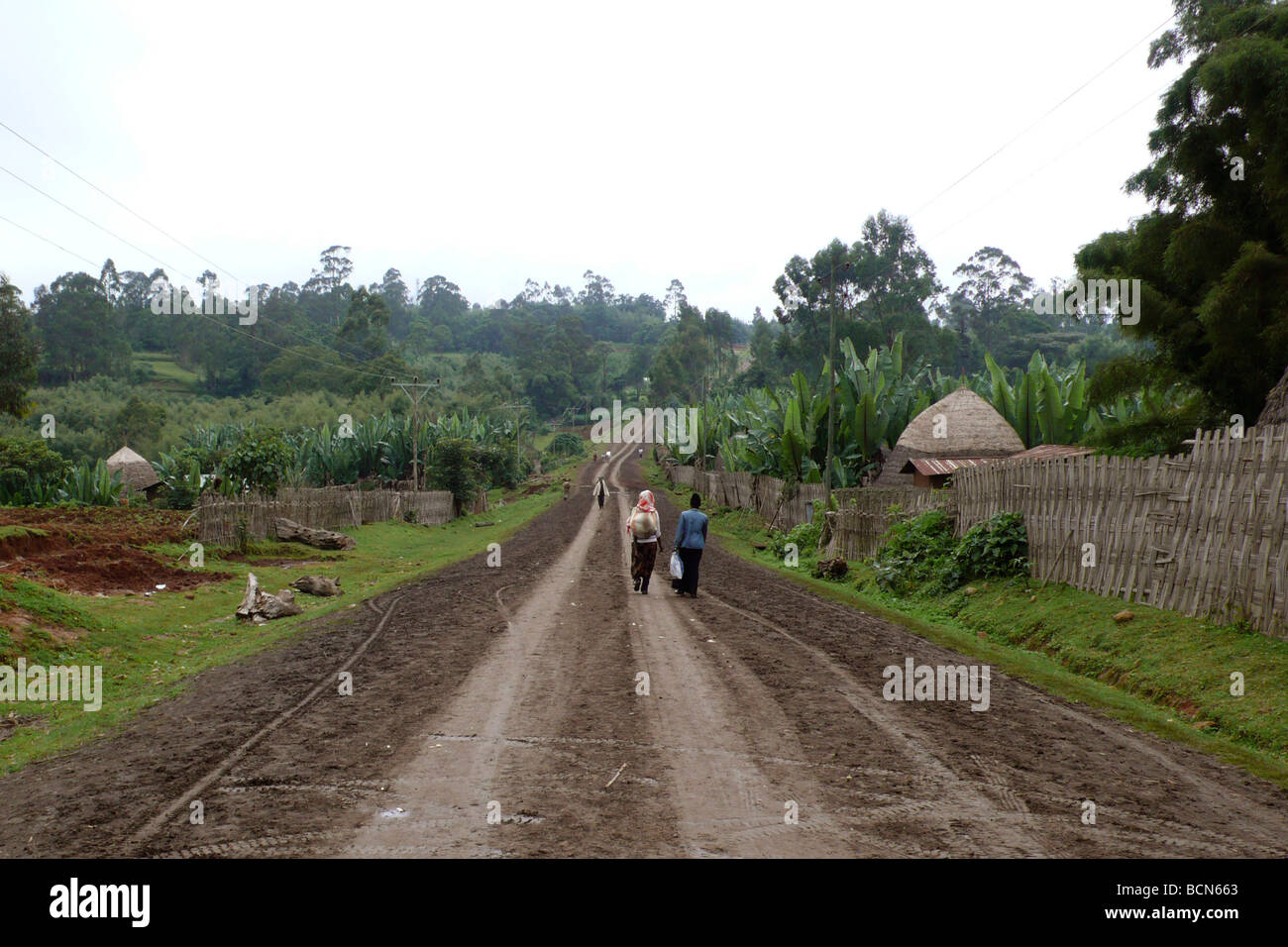 ethiopia dorzè people chencha Stock Photo