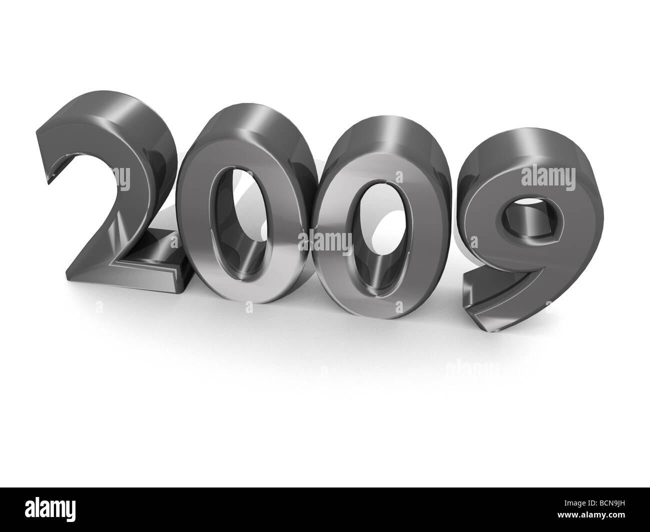3d render of 2009 Stock Photo