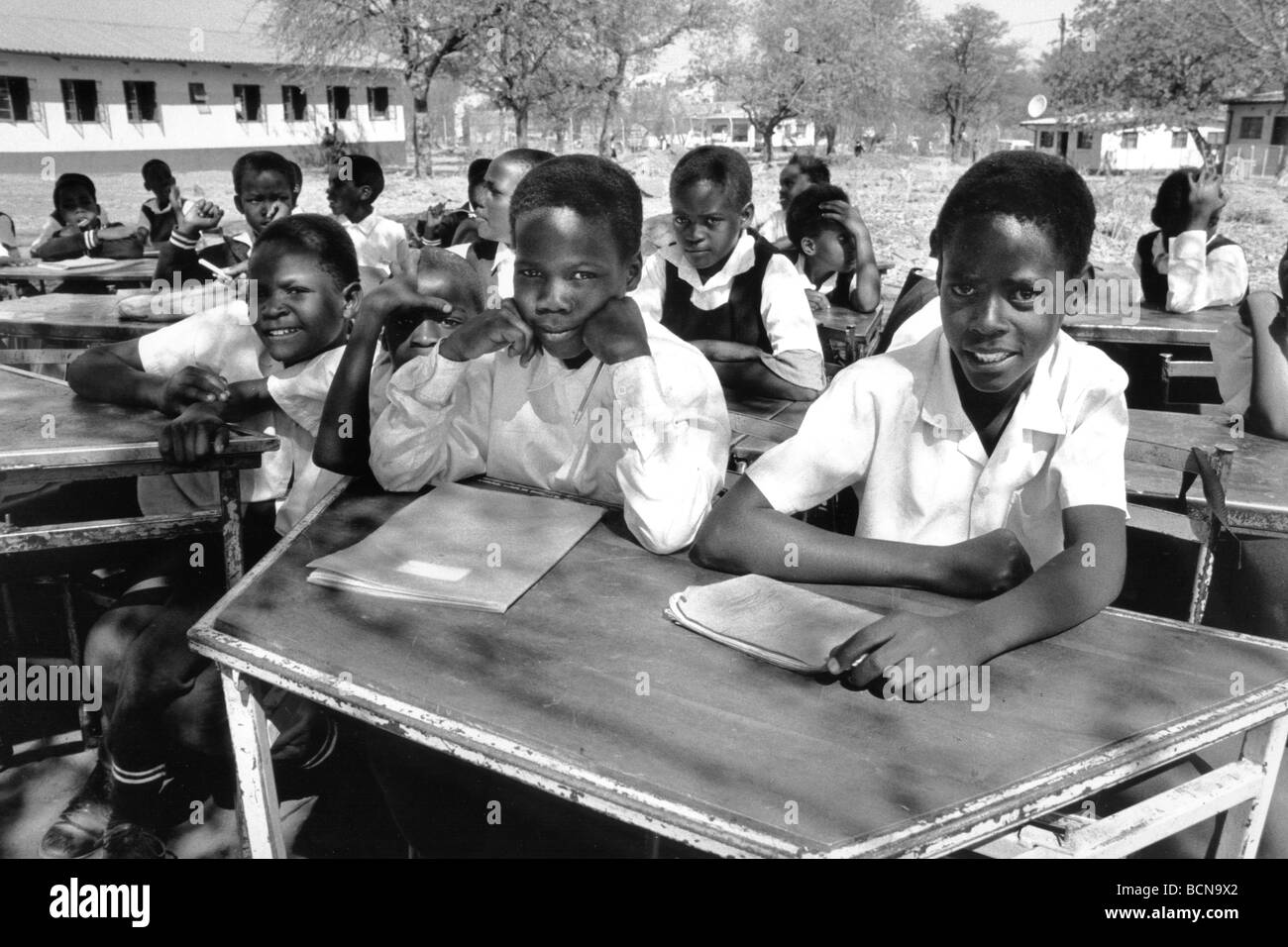 botswana kasane school Stock Photo