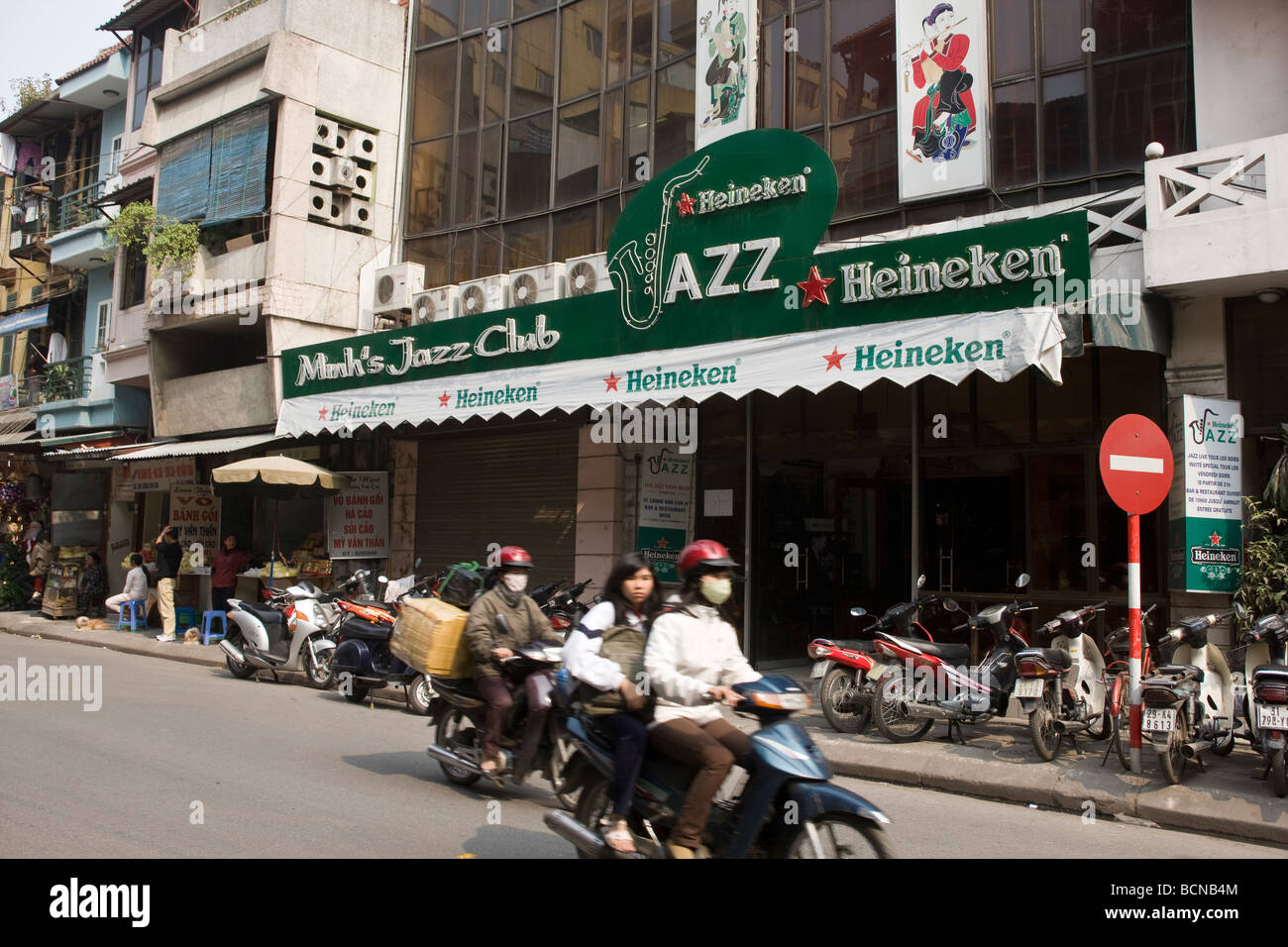 Minhs Jazz Club Hanoi Vietnam Stock Photo