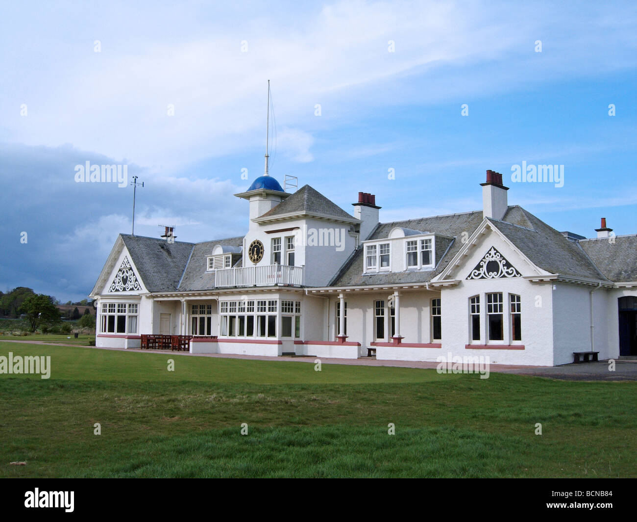 Panmure Golf Club and Club House, Fife,Scotland Stock Photo