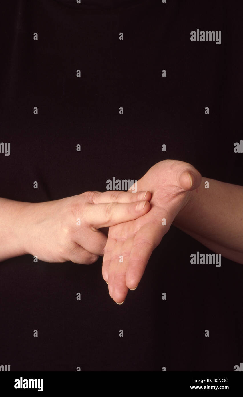 Hand Sign Language Alphabet Deaf Stock Photos & Hand Sign Language
