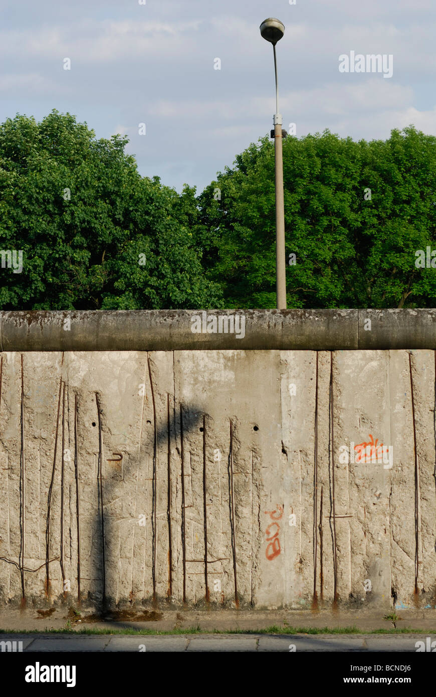 Berlin Germany Berlin Wall Memorial On Bernauer Strasse Forms Part Of