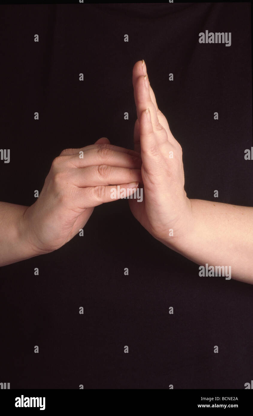 Sign Language Letter Z Stock Photo Alamy