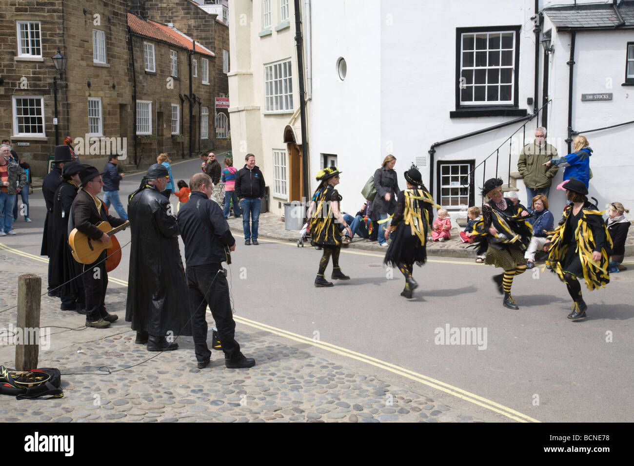 A traditional folk dance group called "Flash Company" at "Robin Hoods