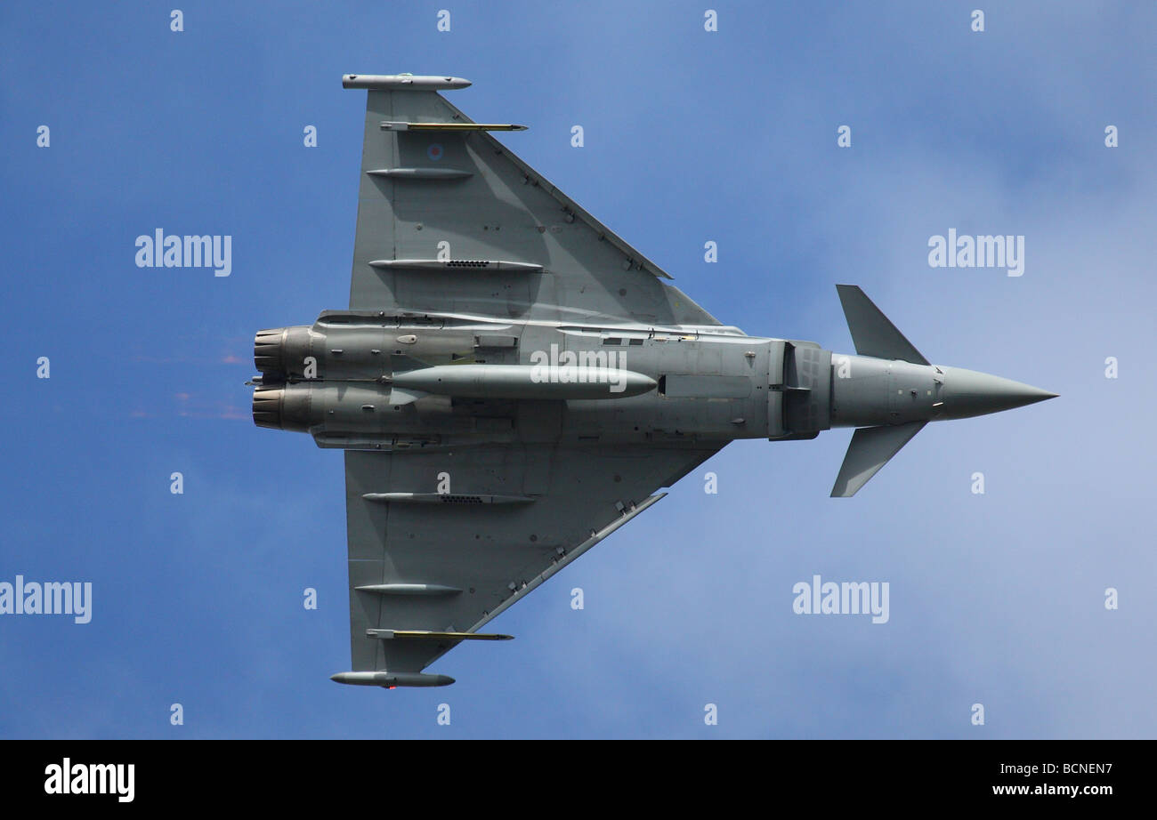 RAF Typhoon, Eurofighter, Typhoon, Delta Wing Stock Photo