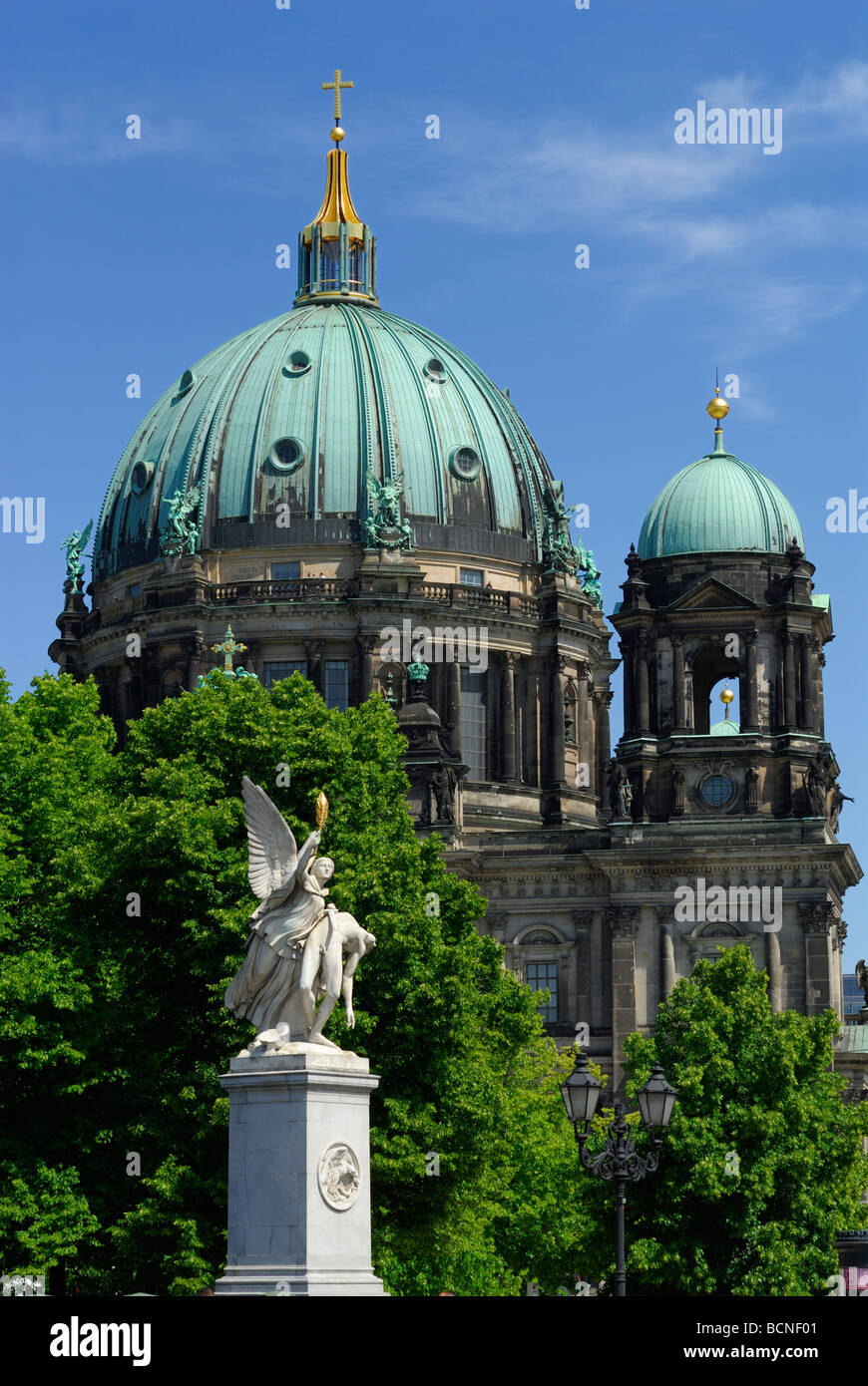 Berlin Germany Berliner Dom cathedral Stock Photo
