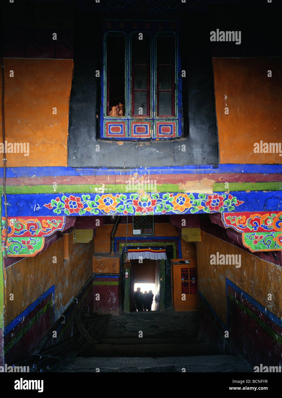 Architecture details of Potala Palace, Lhasa, Tibet, China Stock Photo ...
