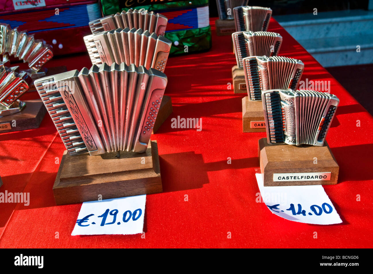 Accordions Palazzo Soprani Castelfidardo Ancona Italy Stock Photo Alamy