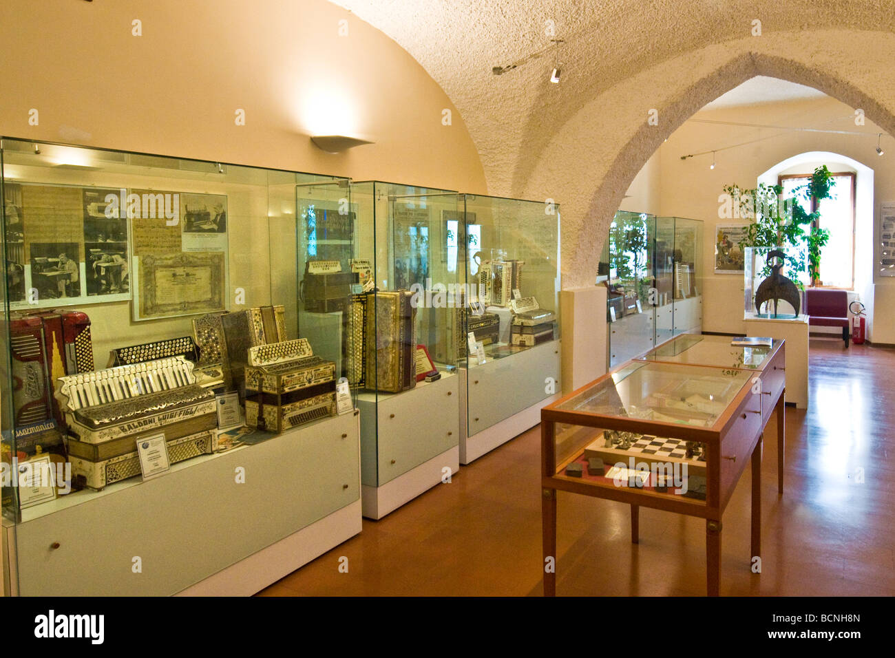 International Museum of the Accordion Palazzo Soprani Castelfidardo Ancona Italy Stock Photo Alamy