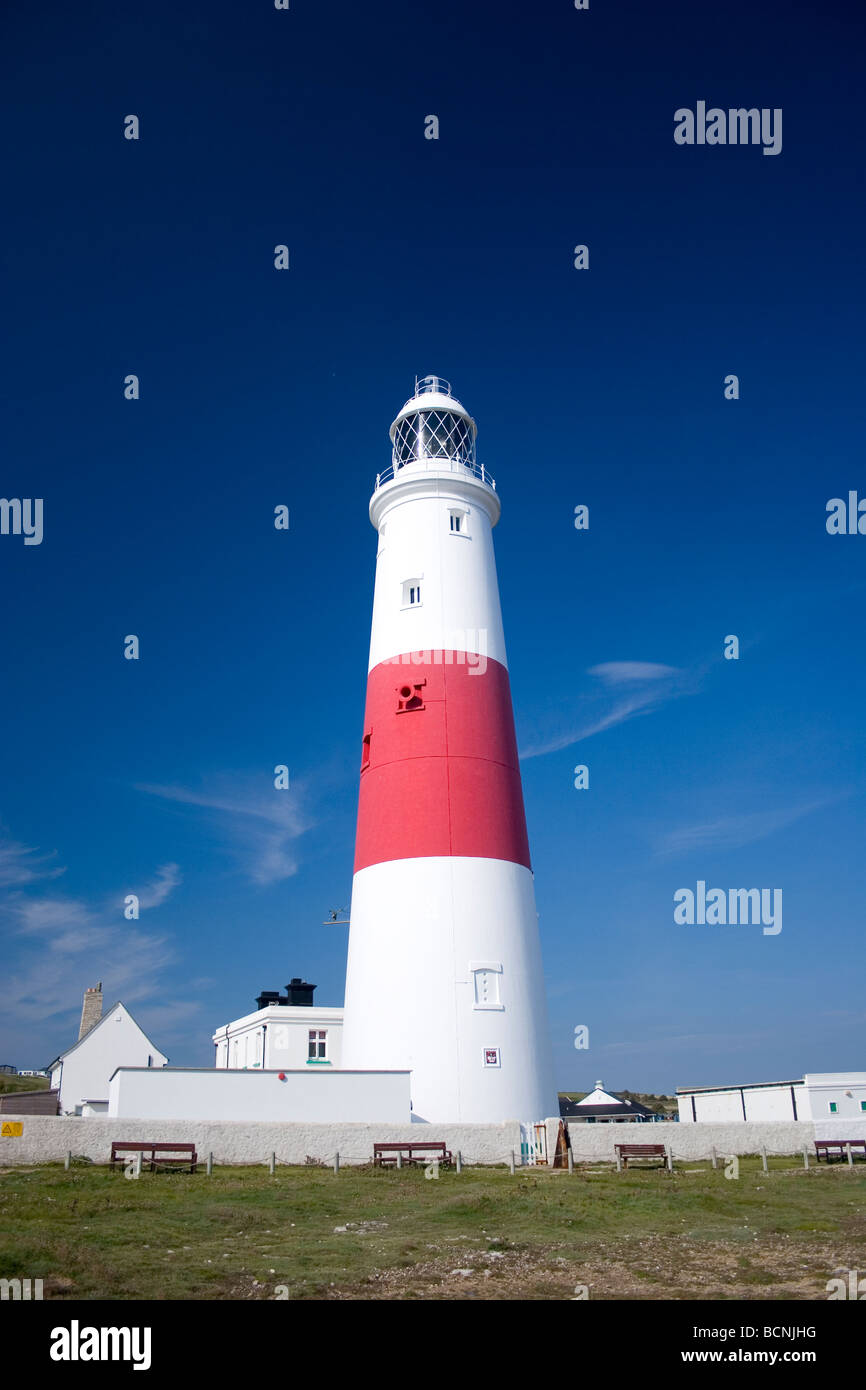 Portland Bill lighthouse Chesil Beach Weymouth Stock Photo Alamy