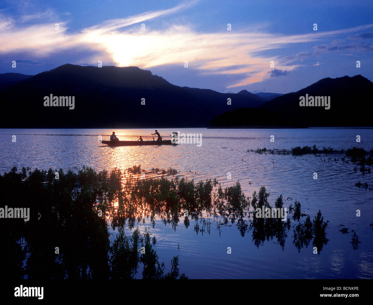 Dense forest and rushing river, Diaoshui Lake, Jingpo Lake National  Geopark, Mudanjiang, Heilongjiang Province, China Stock Photo - Alamy