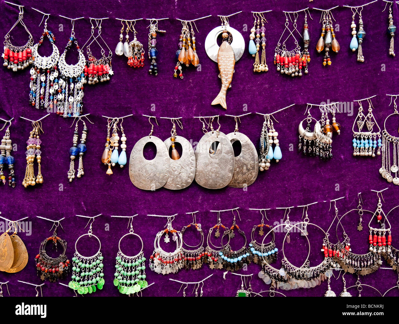Shop Selling Jewelry Jaisalmer Rajasthan India Stock Photo