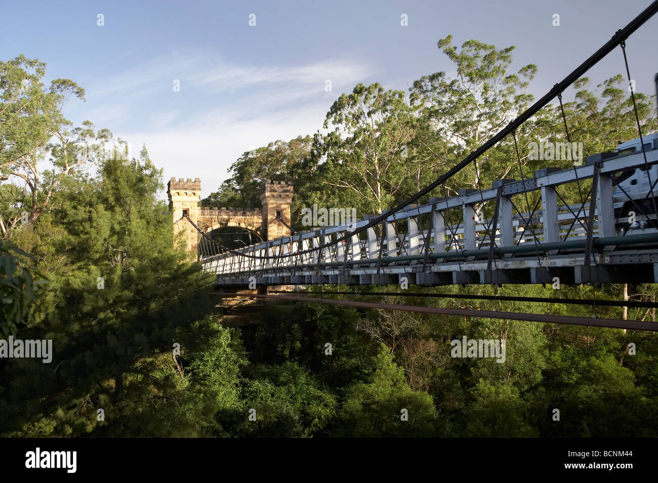 Hampden Suspension Bridge 1898 Kangaroo Valley Southern Highlands New