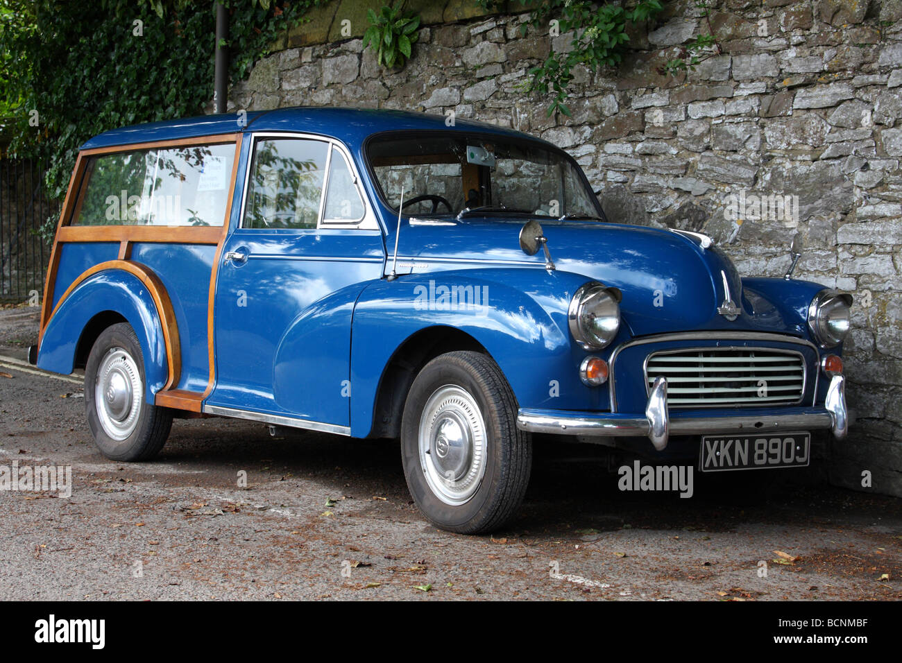 A Morris 1000 Traveller classic car. Stock Photo