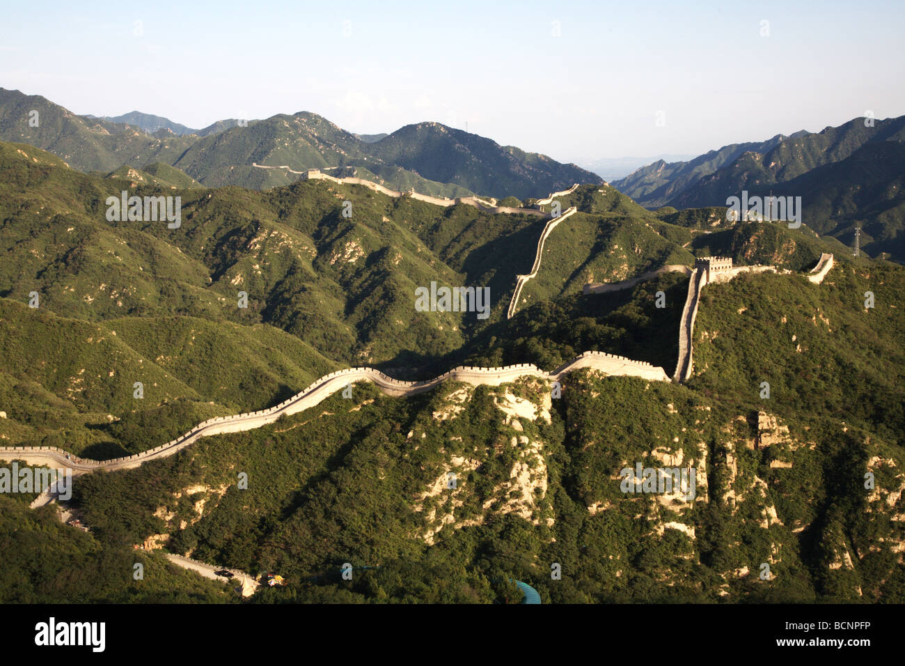 Badalin great wall mountains hi-res stock photography and images - Alamy