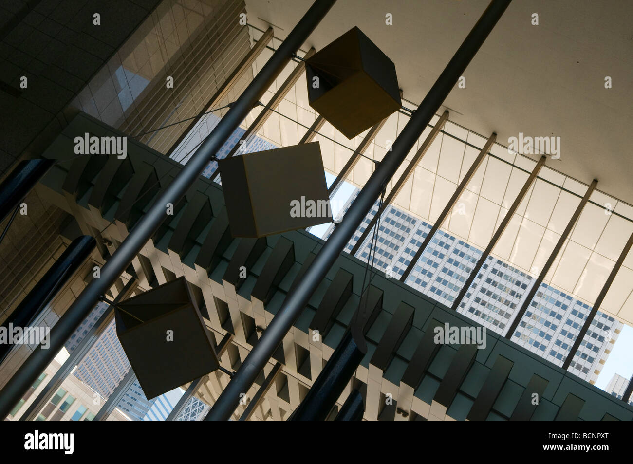 Contemporary sculpture decorating interior of the Metropolitan ...