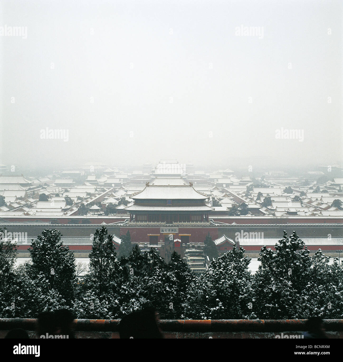 Bird's view of Forbidden City, Beijing, China Stock Photo - Alamy