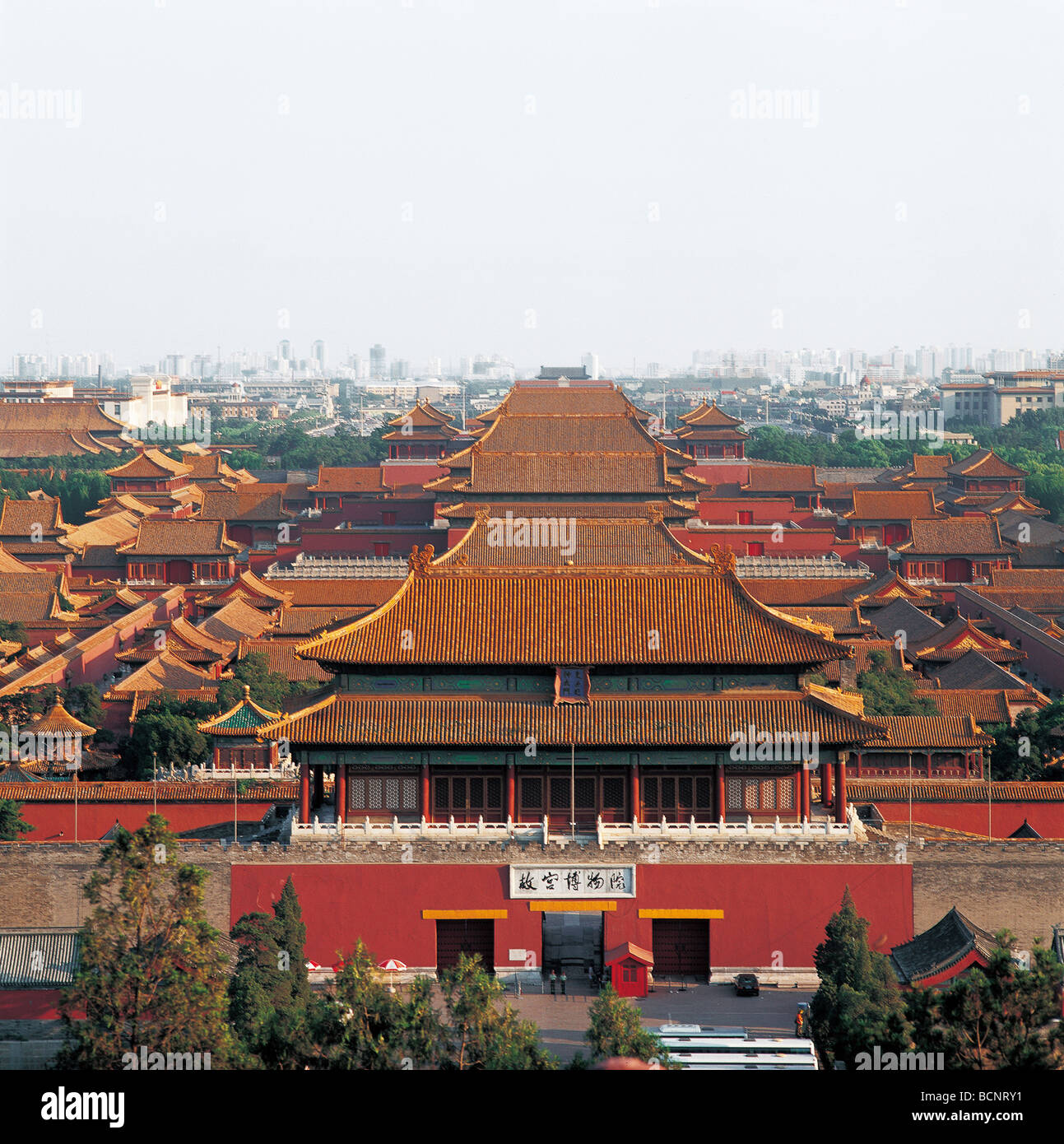 Bird's view of Forbidden City, Beijing, China Stock Photo - Alamy
