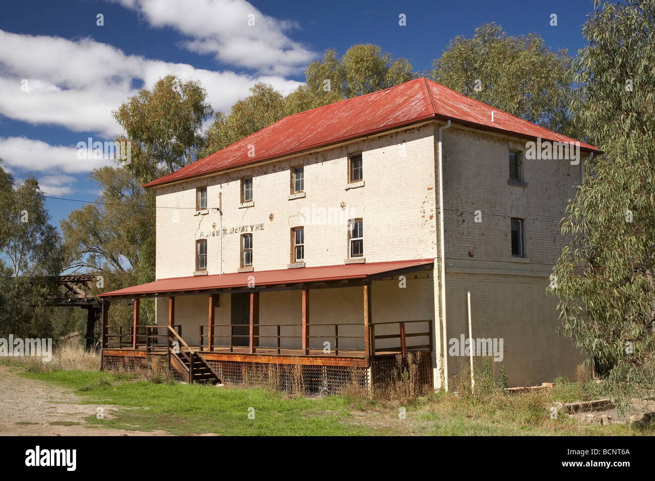 The Old Flour Mill 1848 Gundagai Southern New South Wales Australia Stock Photo