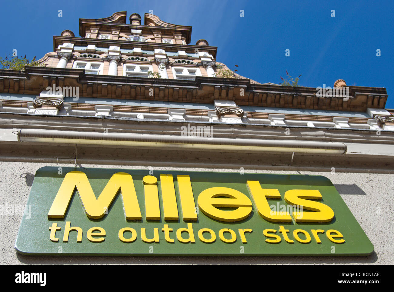branch of millets, the outdoor store, in a grand flemishrenaissance