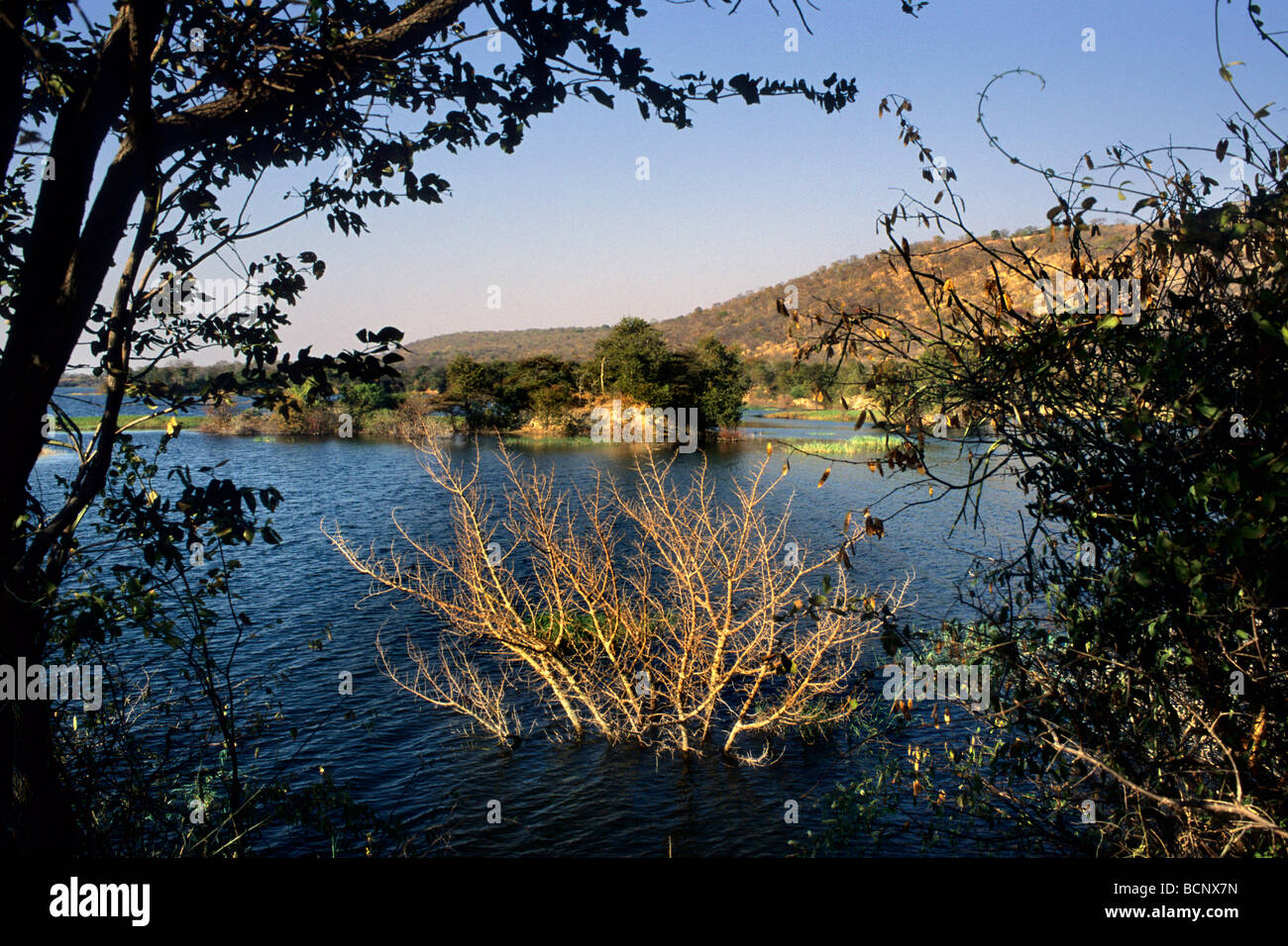 zimbabwe kariba lake Stock Photo