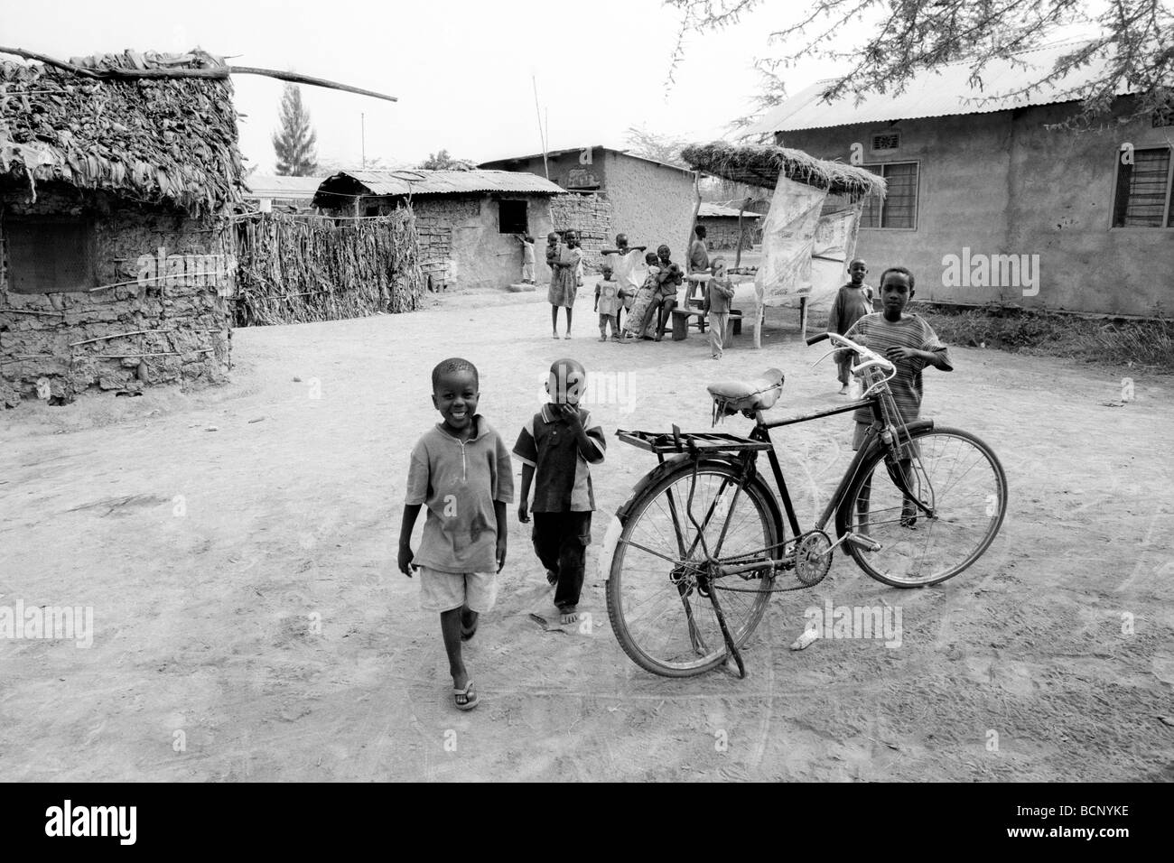 tanzania mto wa mbu village Stock Photo