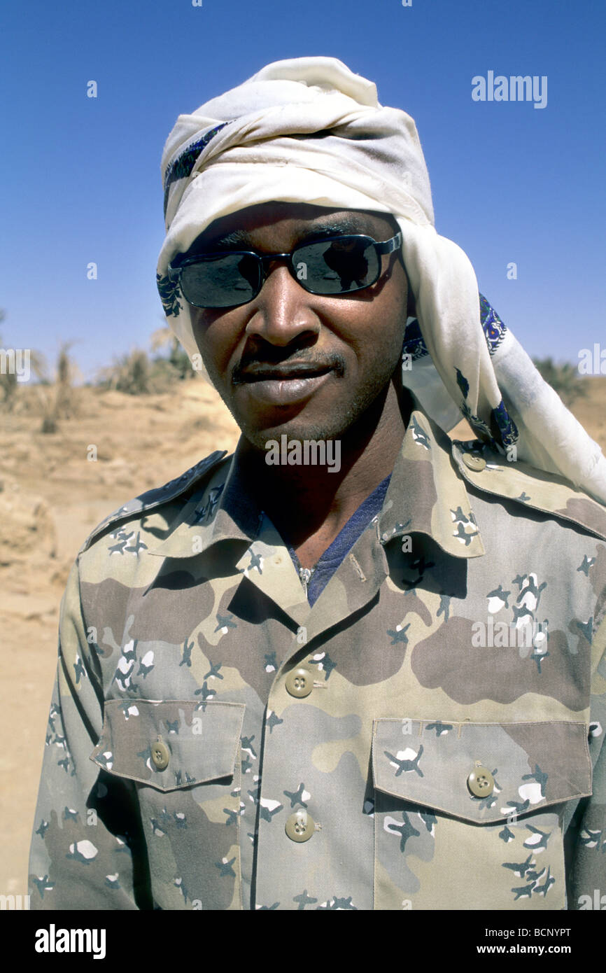libya Libyan soldier to Germa Stock Photo