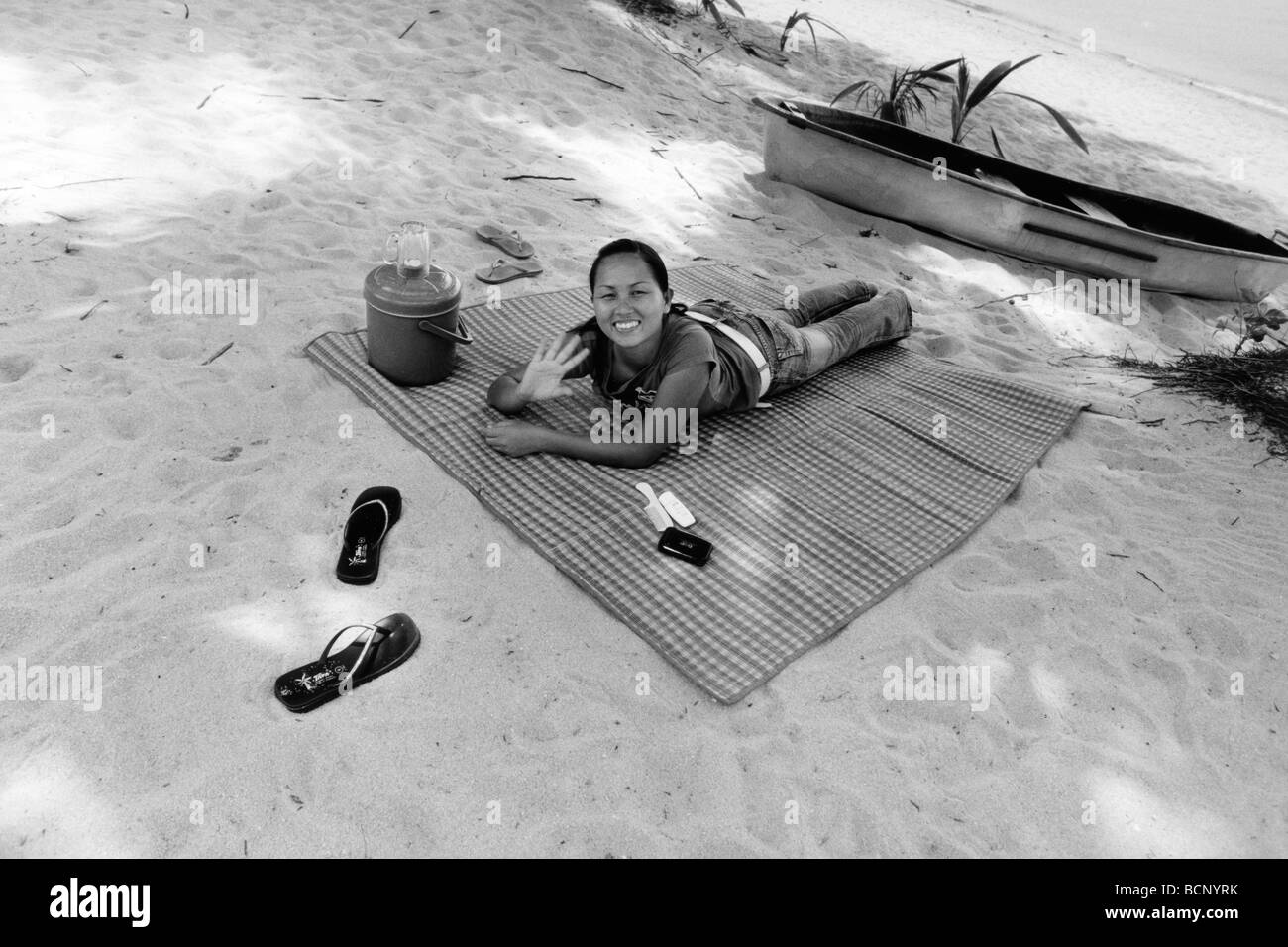 Asian massage Black and White Stock Photos & Images - Alamy
