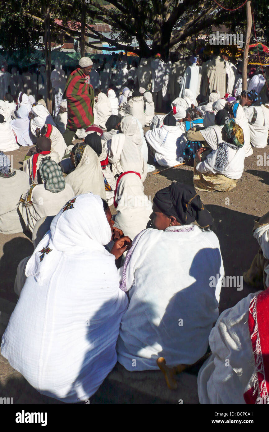 ethiopia lalibela funeral Stock Photo