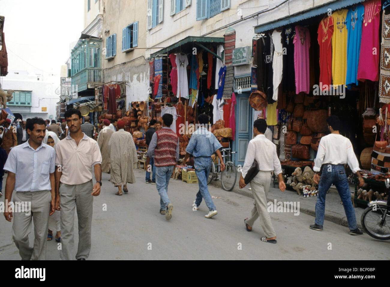 tunisia Daily life in the centre of Kairouan Stock Photo Alamy