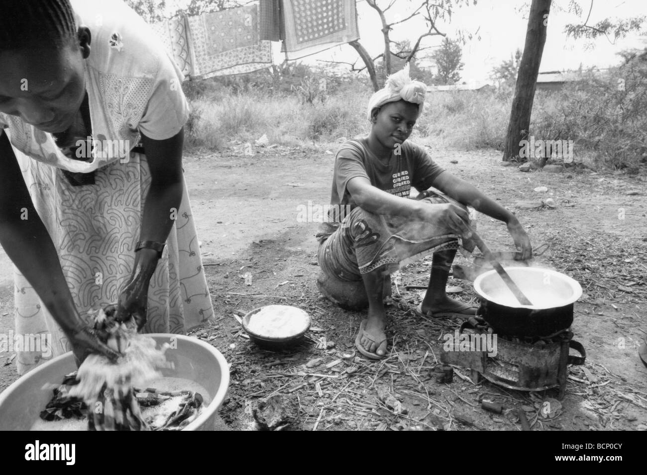 tanzania mto wa mbu village Stock Photo