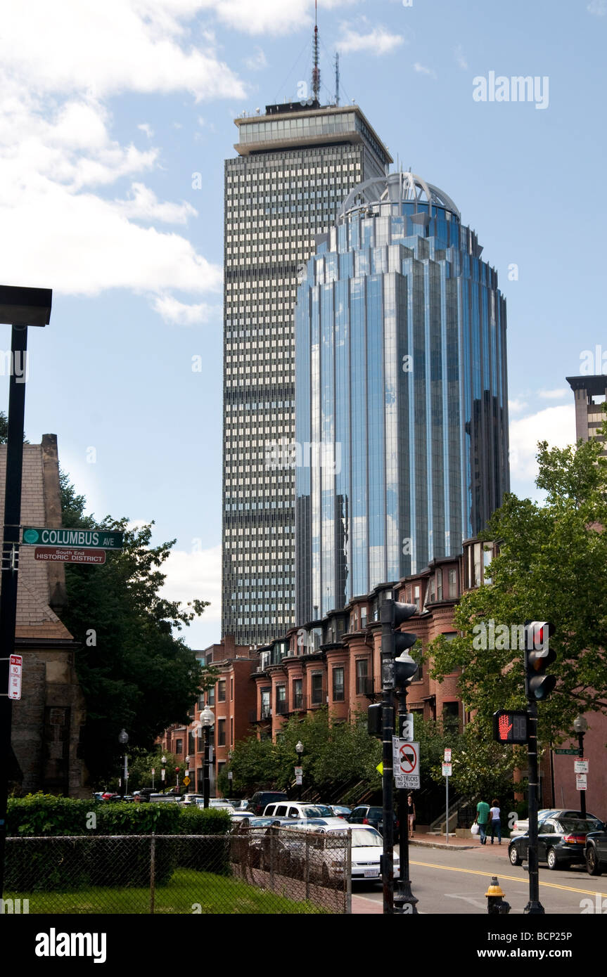 Old and new architecture in Boston, MA Stock Photo