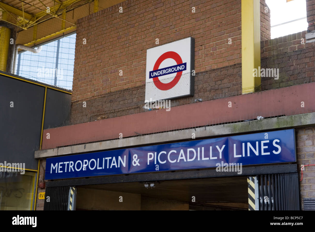 Uxbridge Underground Station Middlesex London England Stock Photo Alamy
