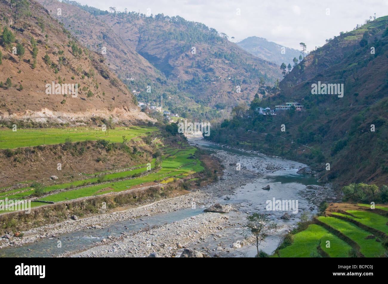 Views of the lower himalayas hi-res stock photography and images - Alamy
