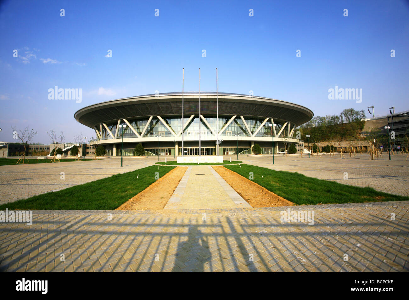 Beijing Olympic Laoshan Velodrome, Beijing, China Stock Photo