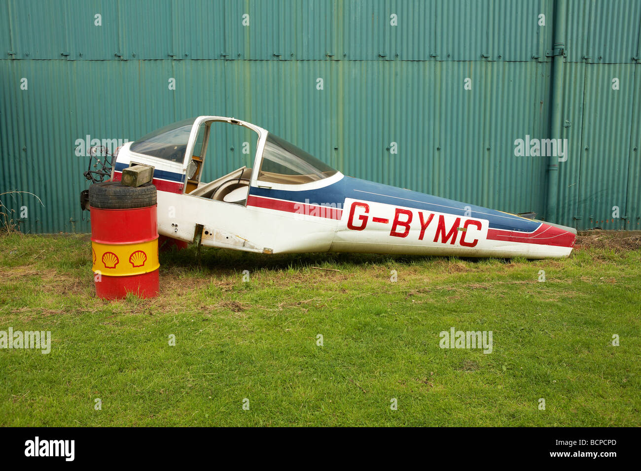 Retired Old Light Aircraft Fuselage - Abandoned Stock Photo - Alamy