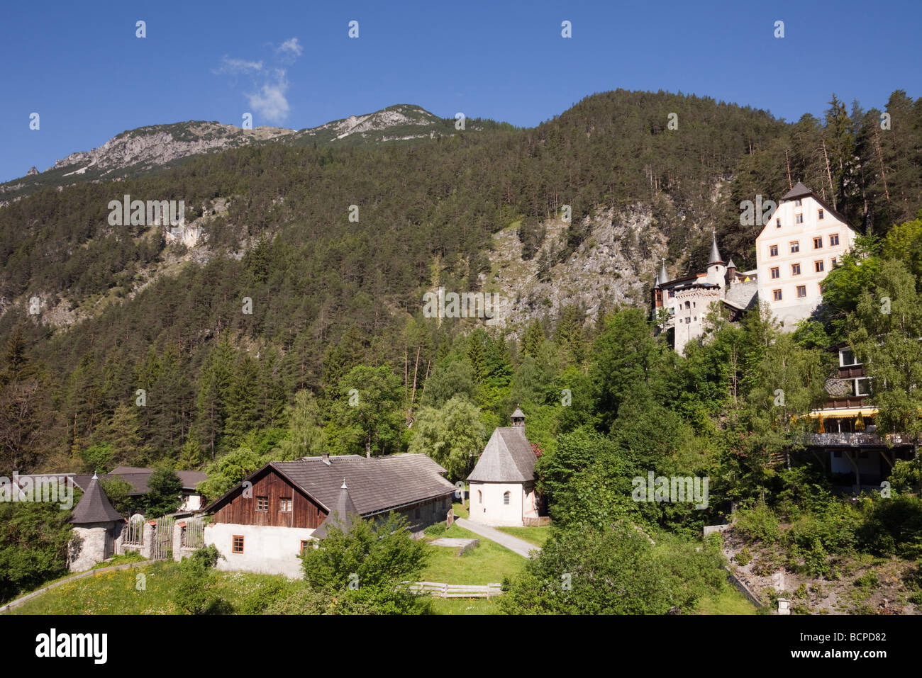Fernsteinsee Nassereith Tyrol Austria Europe Schloss Fernsteinsee Castle hotel on ...