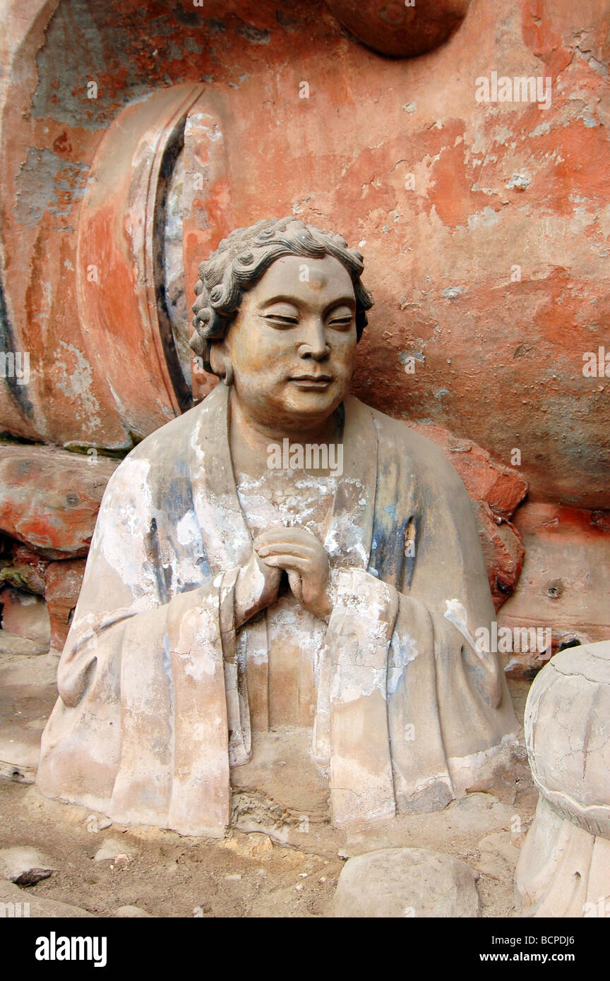 Reclining buddha his disciples hi-res stock photography and images - Alamy